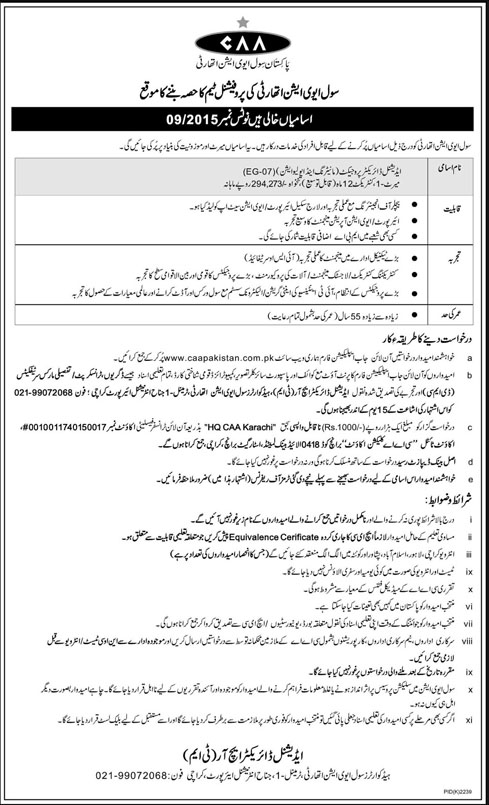 Additional Director Jobs in Civil Eviation Authority