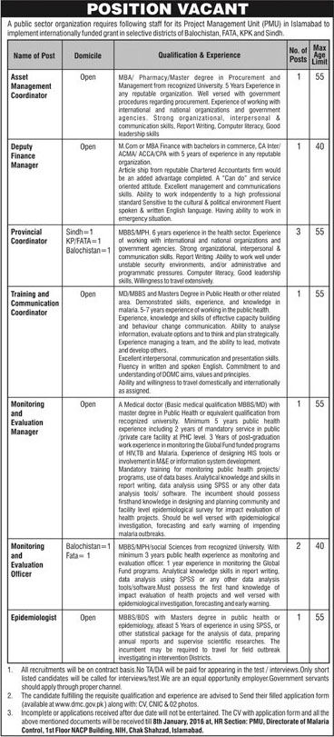 Coordinator, Manager and Other Jobs in Public Sector Organization
