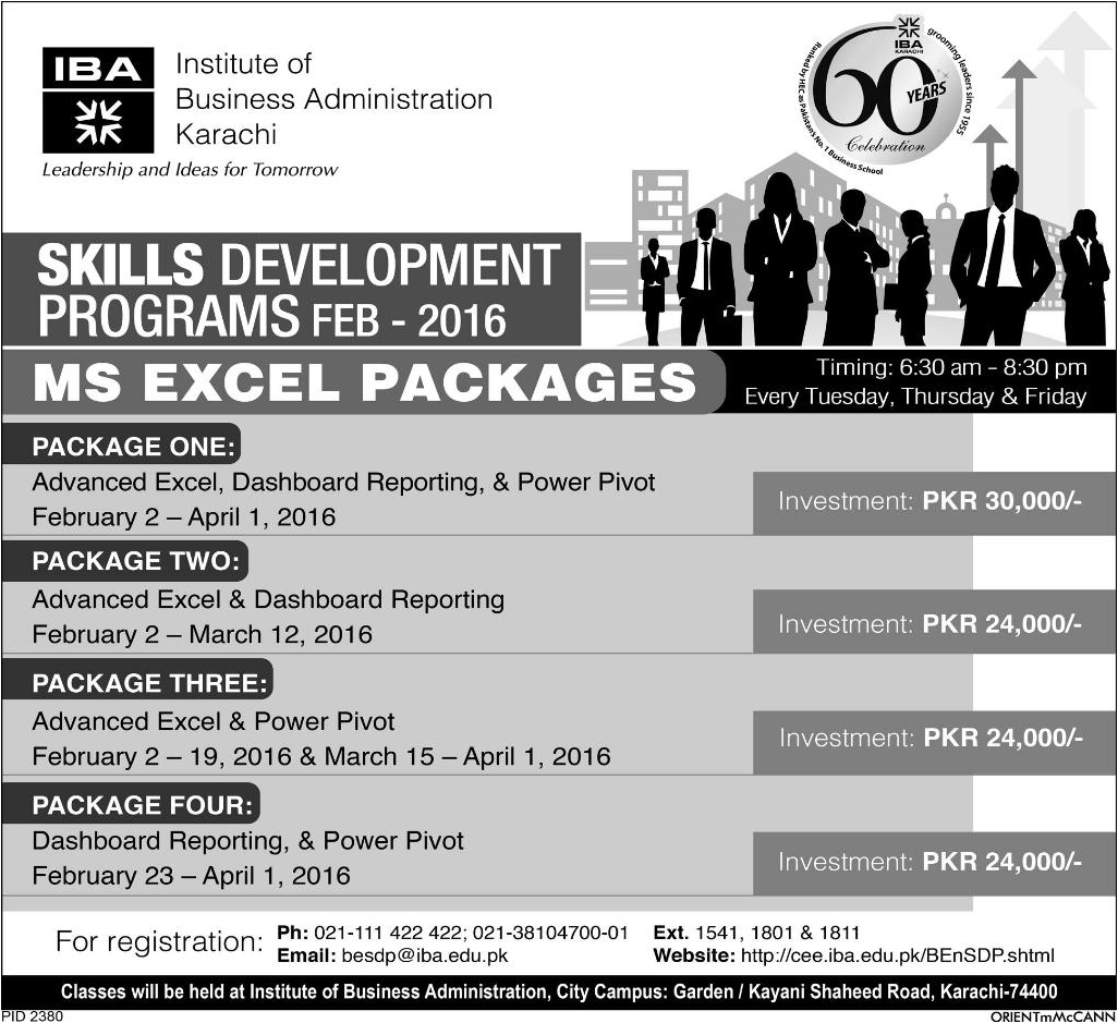 Admissions in IBA Institute of Business Administration Karachi