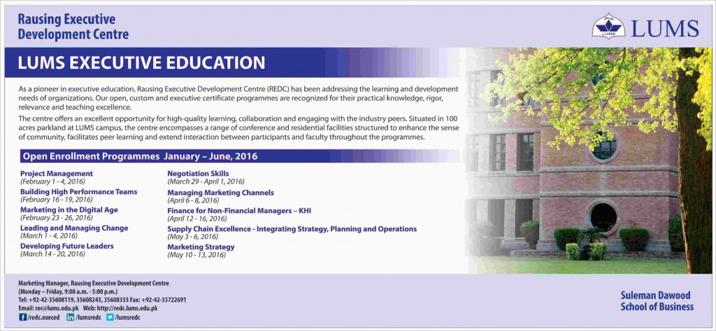Admissions in LUMS Executive Education
