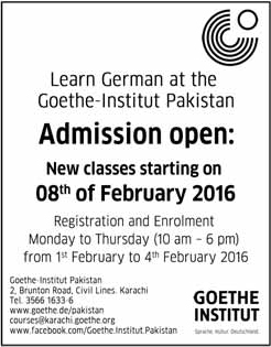 Admissions in Learn German at The Goethe Institute