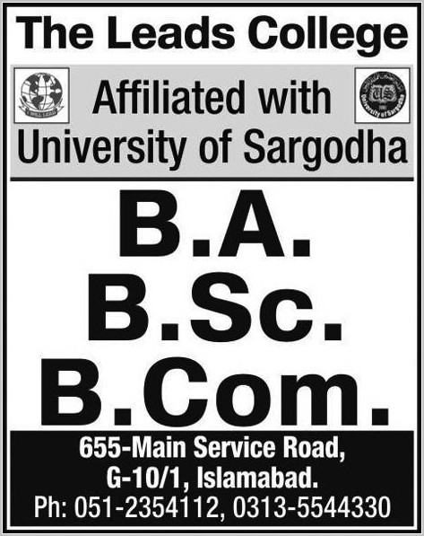 BA, BSC, B.Com Admissions in The Leads College