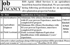 Jobs in RSS Agri & Allied Services