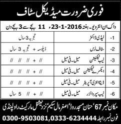 Medical Staff Jobs Opportunities