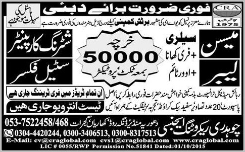 Meson, Labor and Carpenter Jobs in Bahrain