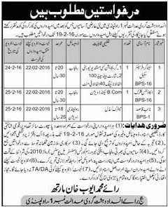 Steno Grapher Accounts Clerk Naib Qasid Jobs in Insdad Dehshat Gardi Adalat No 1 Rawalpindi