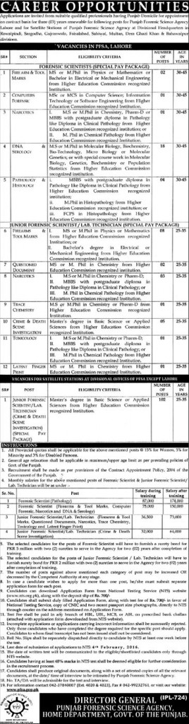 Various Jobs in Divisional Headquarters in Rawalpindi