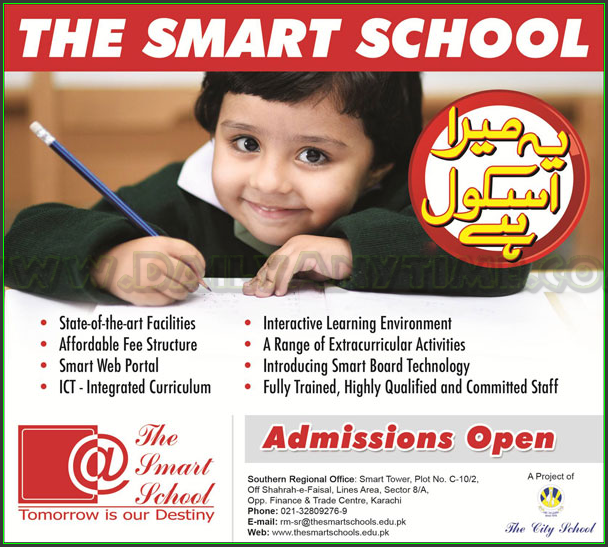 Admissions in The Smart School