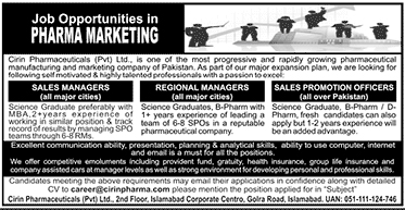 Sales Manager Regional Manager Sales Promotion Officer Jobs in Pharma Marketing