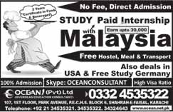 Study Paid Internship in Malaysia