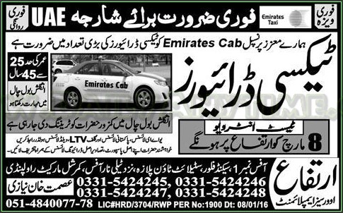Taxi Driver Sharjah Dubai