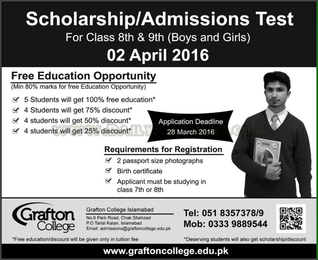 Admissions in Grafton College