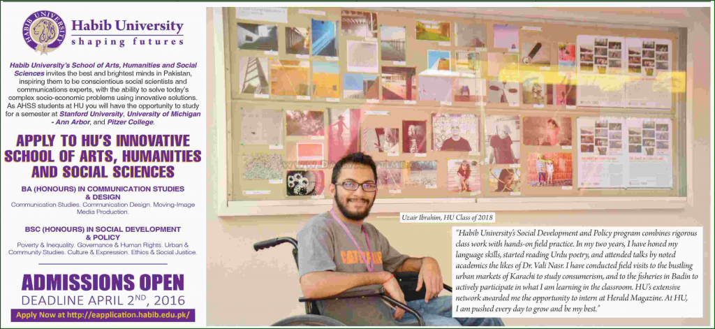 Admissions in Habib University