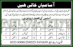 Driver Naib Qasid and Sweeper Jobs in Pakistan