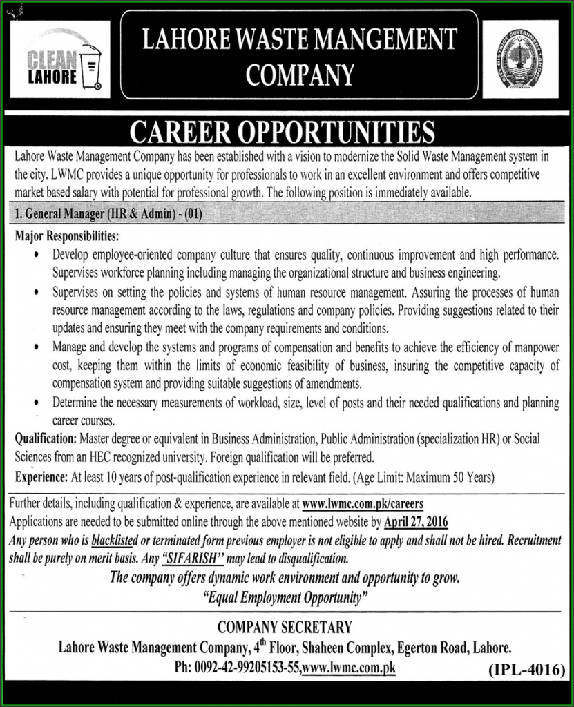 General Manager Jobs