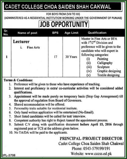 Lecturer Jobs