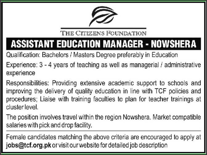 Assistant Education Manager