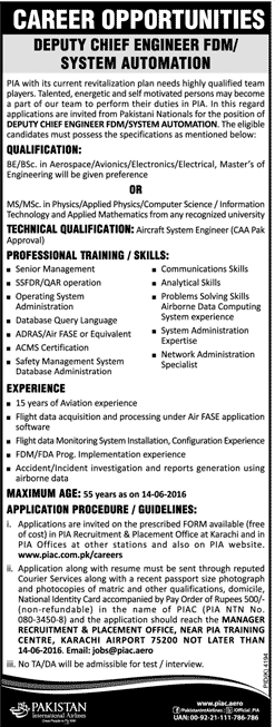 PIA Jobs