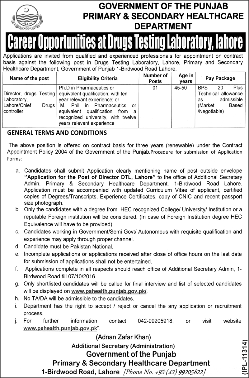 jobs-in-health-department-govt-of-punjab-17-9-2016