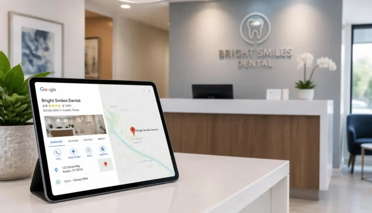 Dental practice using local SEO and Google Business Profile to attract more patients